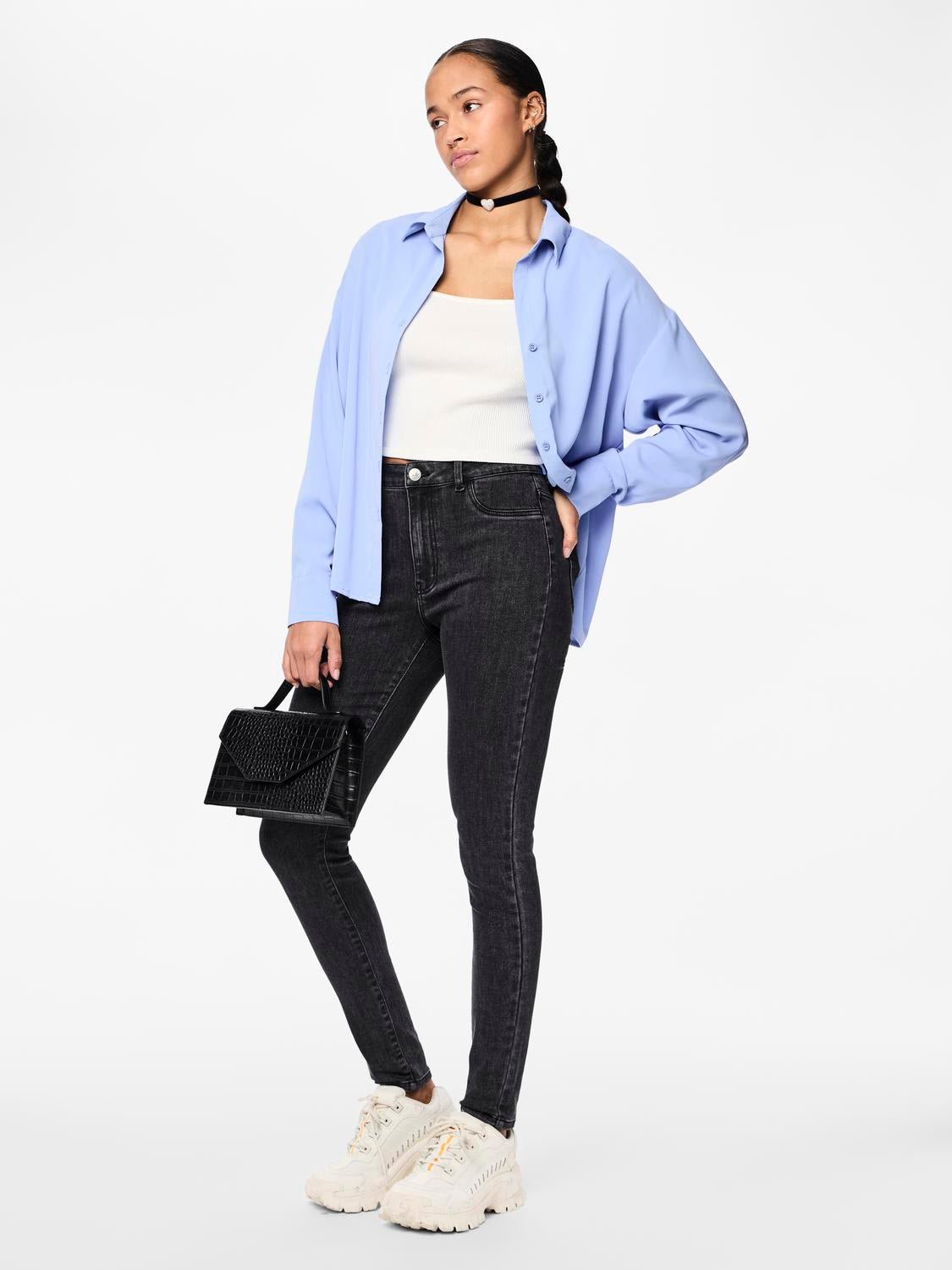 PCDEA Jeggings - Dark Grey Denim - VERO MODA & VILA Bergvik